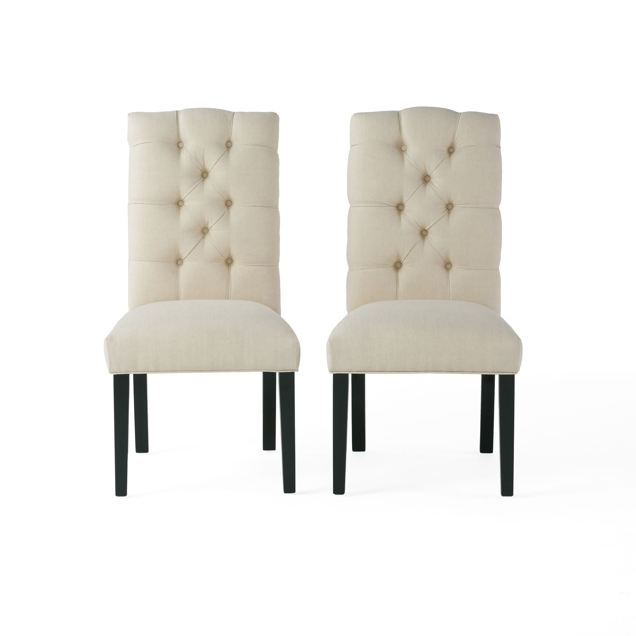 Harding Tufted Dining Chair (Set of 2) - Natural