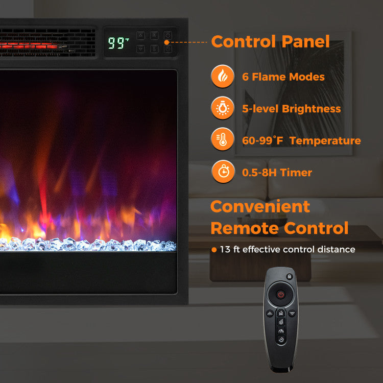 1500W Fireplace with Remote