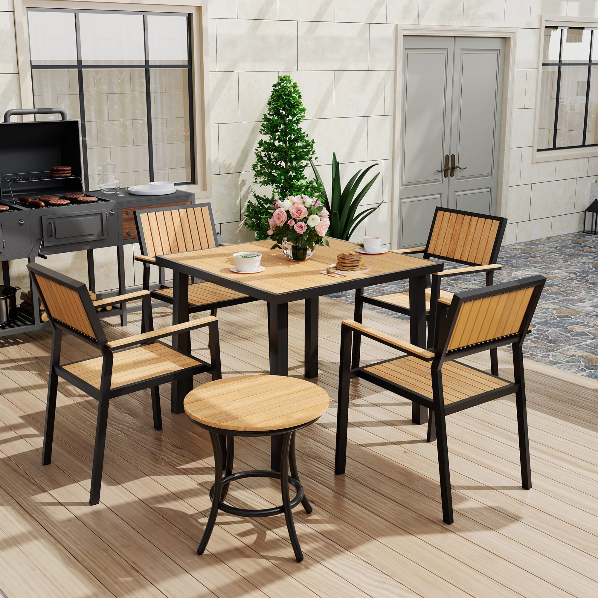 Grain Outdoor Dining Set, 8-Piece