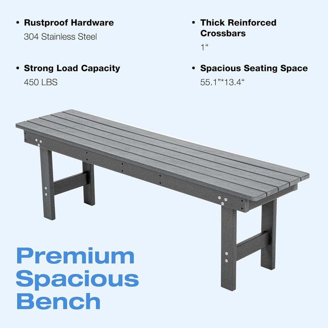 Corex HDPE Outdoor Dining Set, 6-Piece