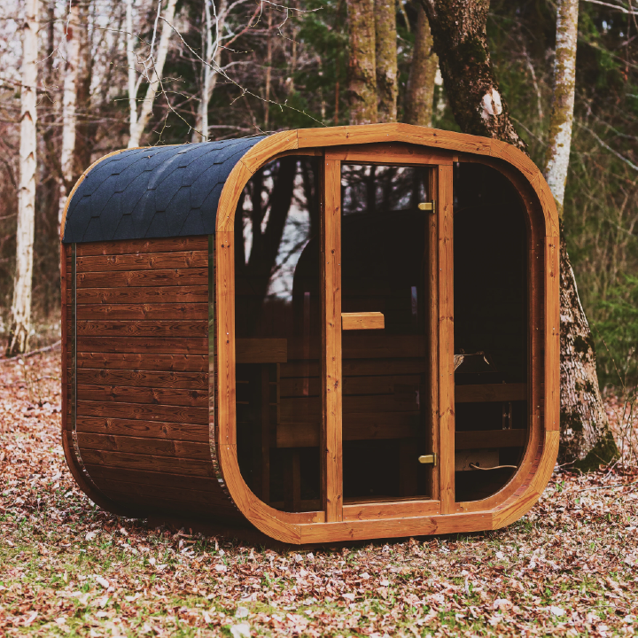 Patio Elegance Outdoor Sauna MW12 ThermoWood for Your Perfect Backyard Retreat