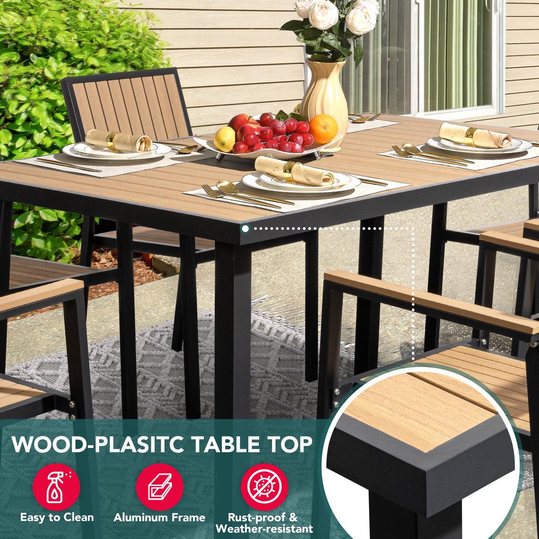 Grain Outdoor Dining Set, 8-Piece