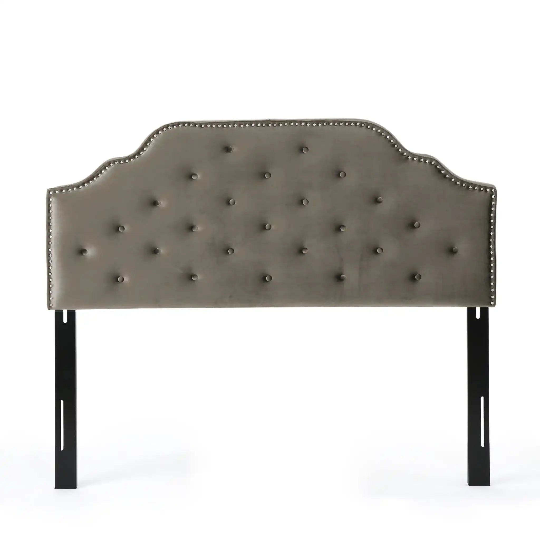 Luella Button Tufted Upholstered Headboard