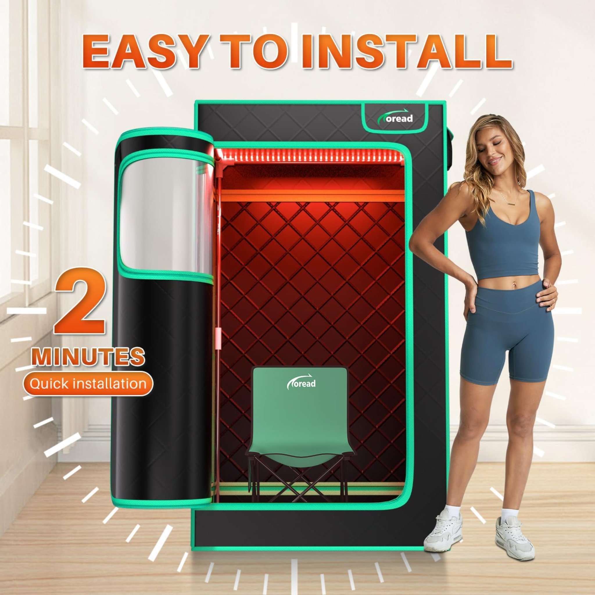 Oread VitalHeat Infrared Sauna Kit