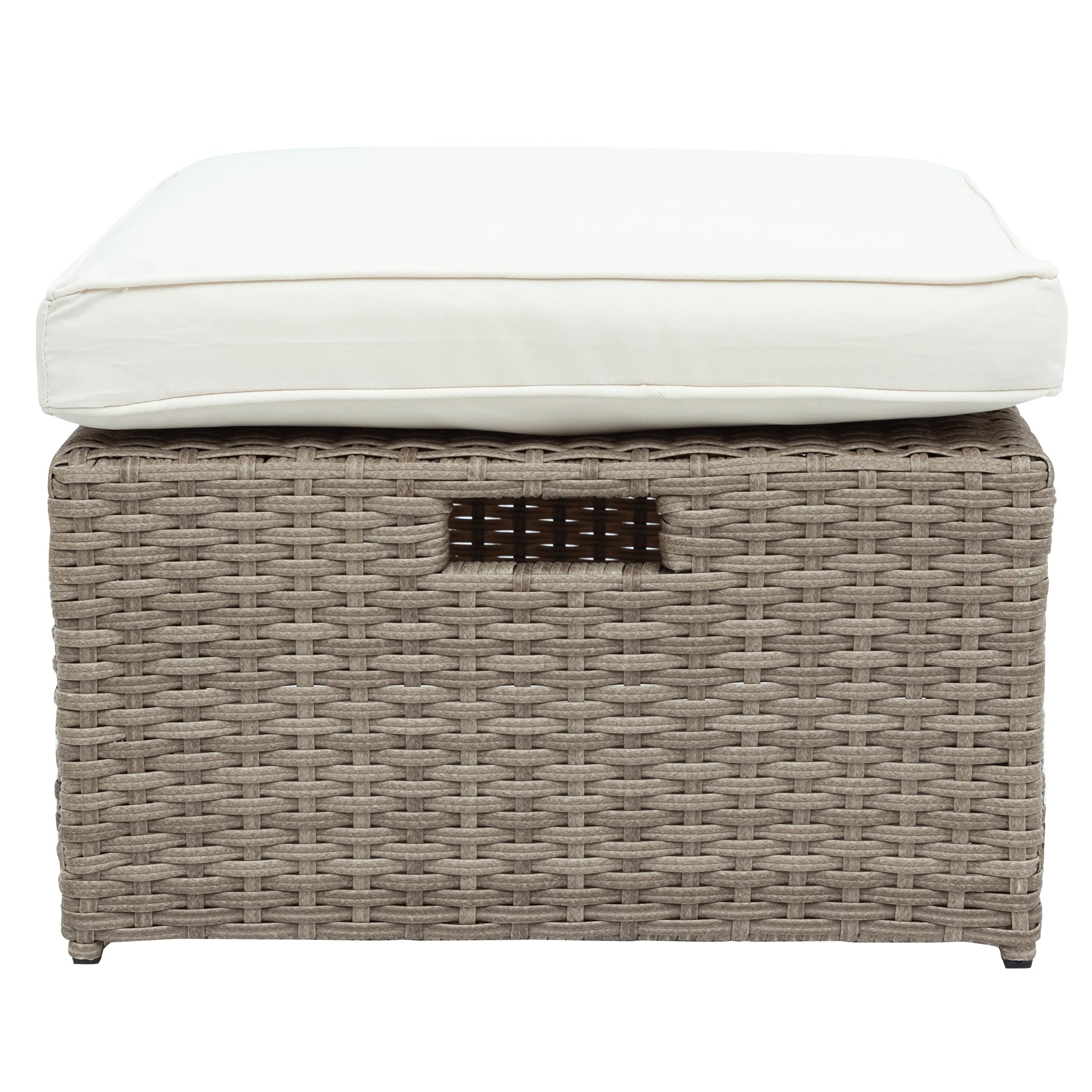 Set Of 4 Piece All Weather Wicker Patio Furniture