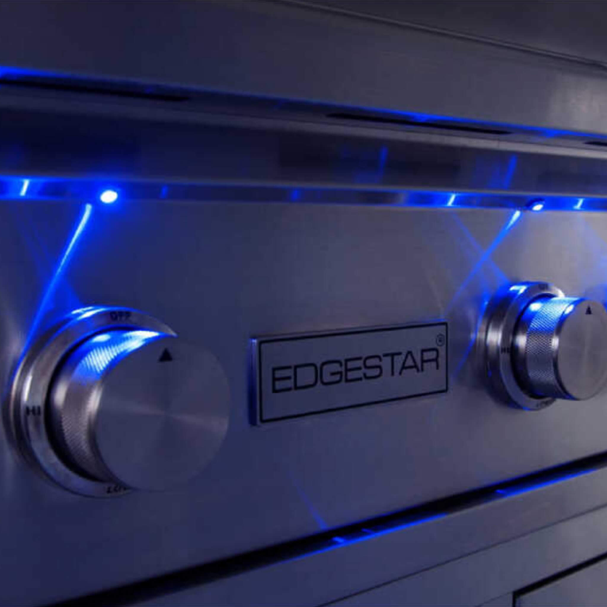 Edgestar 60K BTU 30-Inch Freestanding LED Lighting Grill And Cart With Rotisserie (SAK63985)