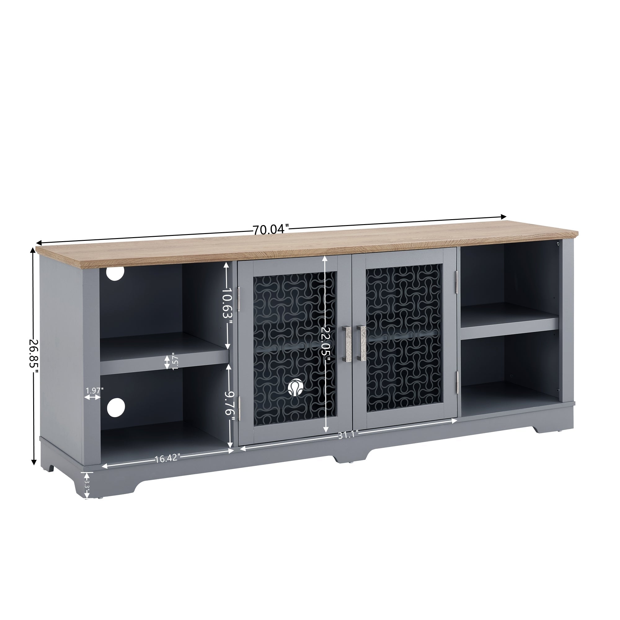 Modern Farmhouse TV Media Stand